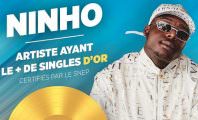 Ninho est le premier rappeur à atteindre la barre des 50 singles d’or !