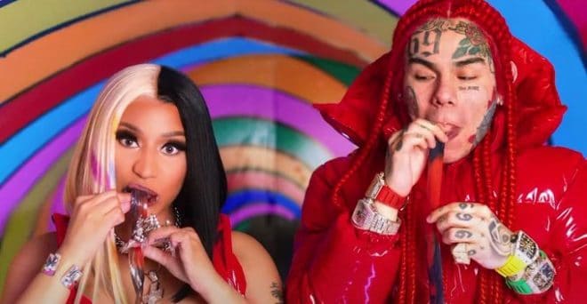 Avec leur nouveau clip, 6ix9ine et Nicki Minaj explosent le record de vues sur Youtube