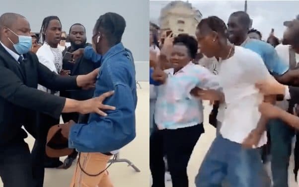 Travis Scott a été pris à partie par des fans à Paris