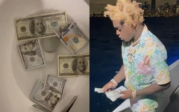 Kodak Black choque la Toile en jetant 100 000 dollars dans l’océan