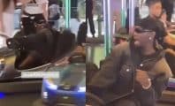 Offset s'ambiance aux Tuileries et tourne son clip dans les auto tamponneuses 