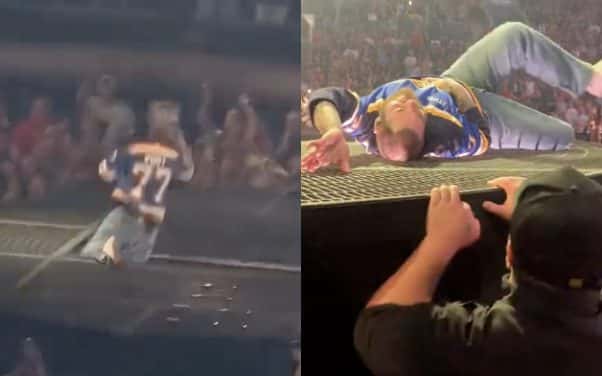 Post Malone en souffrance après une impressionnante chute sur scène