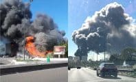 Incendie près du marché de Rungis : une centaine de sapeurs-pompiers sollicitée