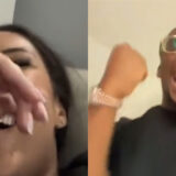 La copine de SDM dévoile une vidéo hilarante du rappeur devant un match