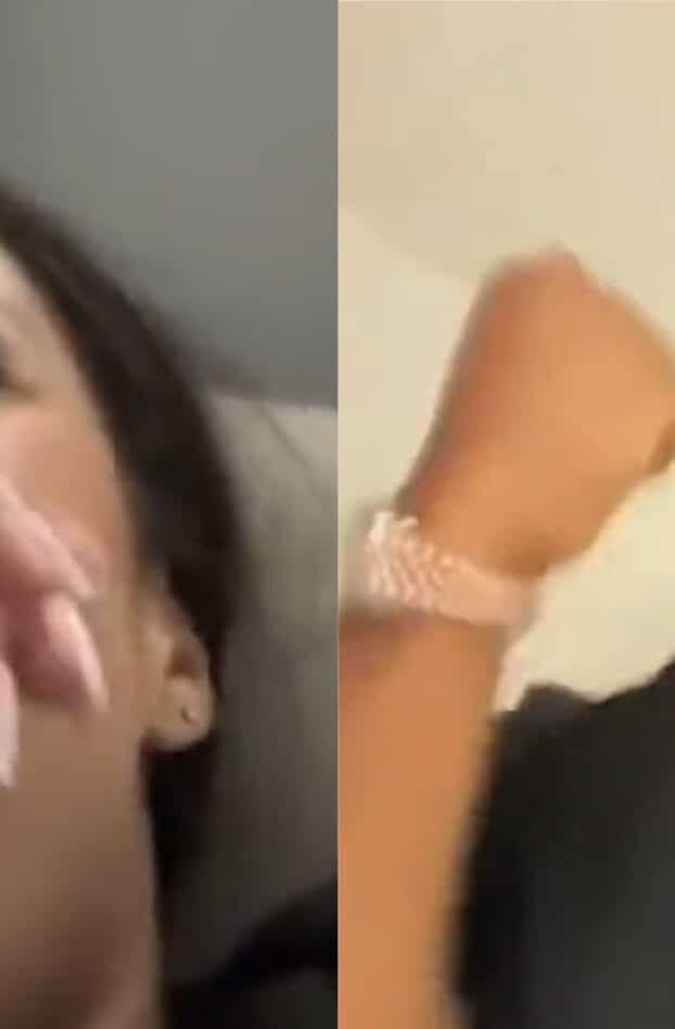 La copine de SDM dévoile une vidéo hilarante du rappeur devant un match