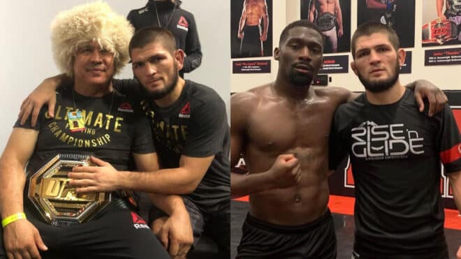 © Instagram : @cedricdoumbe / @khabib_nurmagomedov 