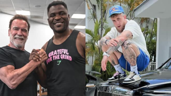© Instagram : @francisngannou / @jakepaul 