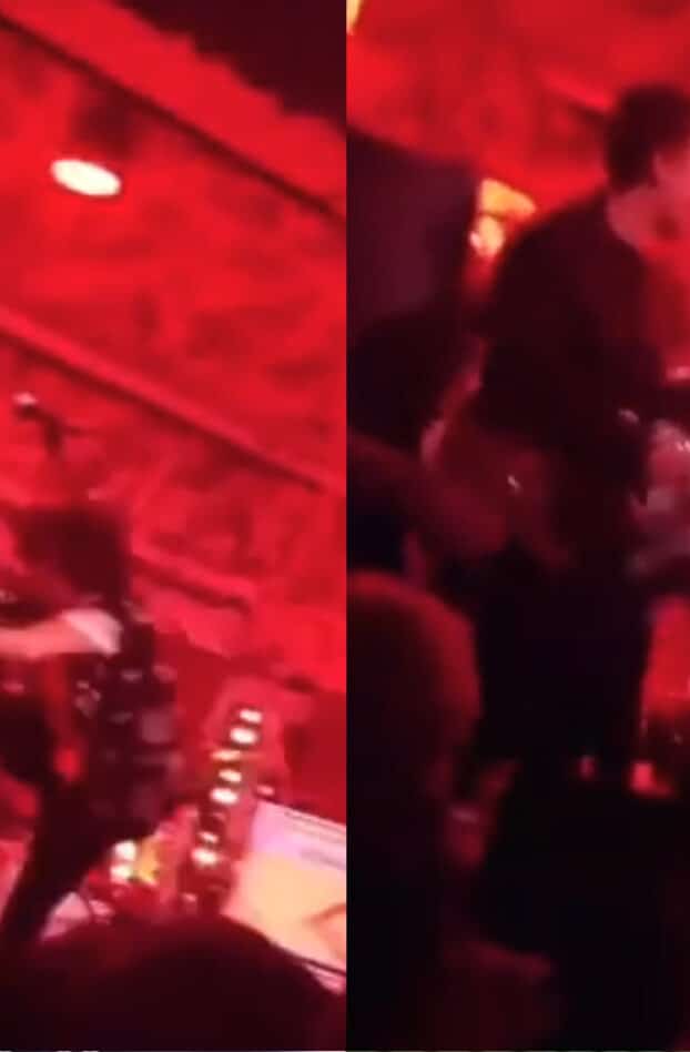 Une altercation entre un chanteur et son bassiste éclate en plein concert