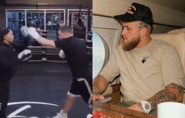 Nate Diaz s'entraîne intensément pour son combat contre Jake Paul