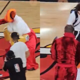 Conor McGregor met la mascotte des Miami Heat complètement KO