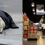 Un SDF se laisse enfermer dans un hypermarché pour boire et manger