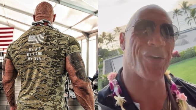 © Instagram : @therock 