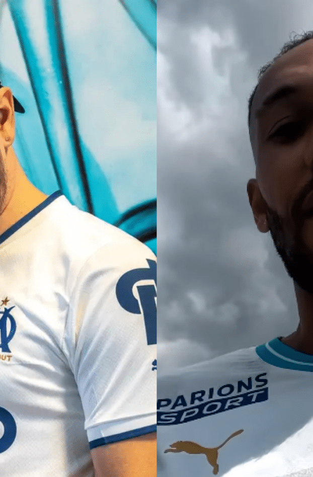 Jul et Aubameyang s'échangent des messages sur les réseaux sociaux