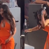 Cardi B balance son micro à un spectateur qui lui a jeté son verre