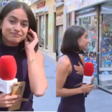 Une journaliste espagnole ciblée par un geste déplacé, la séquence choque la Toile