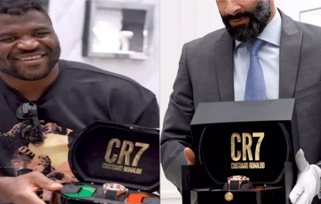 Cristiano Ronaldo offre une montre à 125 000 euros à Francis Ngannou