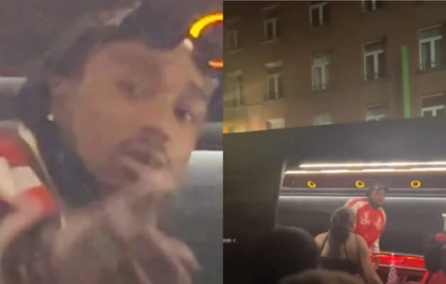 Quand Quavo (32 ans) recale une admiratrice à Bruxelles