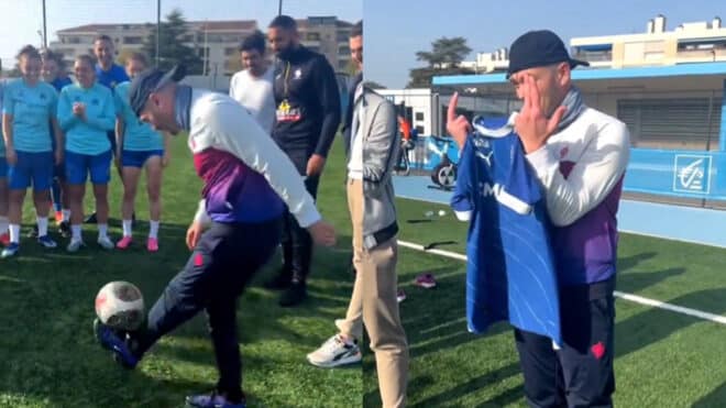 Jul prouve qu’il n’a rien à envier aux plus grands joueurs de football en freestyle