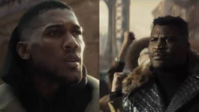 Anthony Joshua VS Francis Ngannou : la pression monte grâce à la bande-annonce