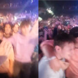Carlito aperçu en plein pogo lors du concert de Zola à l'Adidas Arena