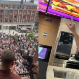 Michou n'avait pas prévu un bain de foule pour l'inauguration de son fast-food