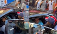 Kai Cenat se retrouve bloqué par un fan parisien qui s'introduit dans sa voiture
