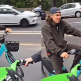 Orelsan se balade tranquillement à vélo dans les rues de Paris, la séquence fait le buzz