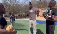 Quand DaBaby confisque les sneakers des enfants qui jouent au basket avec lui