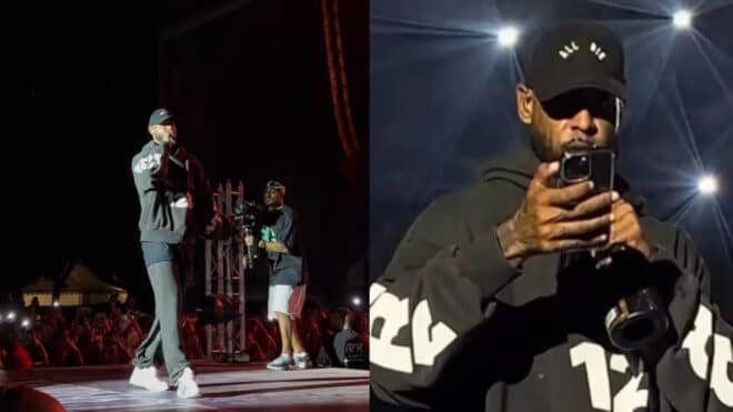 Booba explique pourquoi il était sur son téléphone lors de son dernier show
