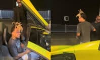 Zola régale ses fans à bord de sa McLaren à 300 000 euros