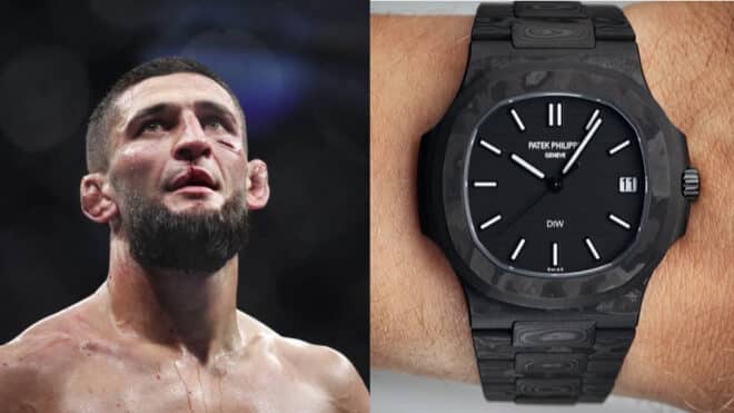 Khamzat Chimaev s’offre une montre Patek Philippe unique à 178 000 euros