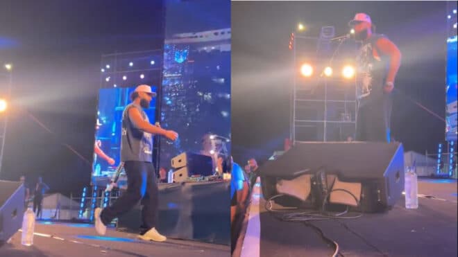 L’étrange coup de nerfs de La Fouine sur scène : « si je reste c’est pour le… »