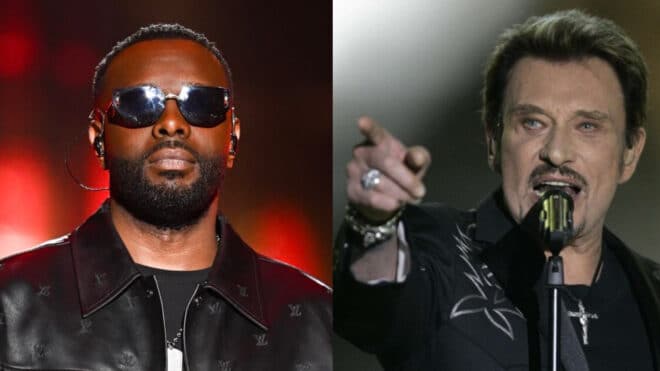 « Je prends le relai, je te promets… » : Gims réagit après avoir égalé un record de Johnny Hallyday