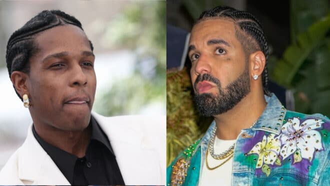 A$AP Rocky s’en prend à Drake dans son nouveau morceau avec une punchline qui fait réagir