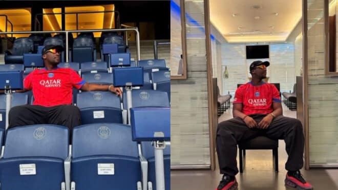 SDM montre qu’il a désormais sa propre loge au Parc des Princes