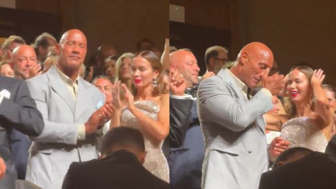 The Smashing Machine : Dwayne Johnson fond en larmes après la standing ovation à la Mostra de Venise
