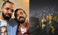 Quand Drake reconnaît Bigflo dans le public de son concert à Bercy