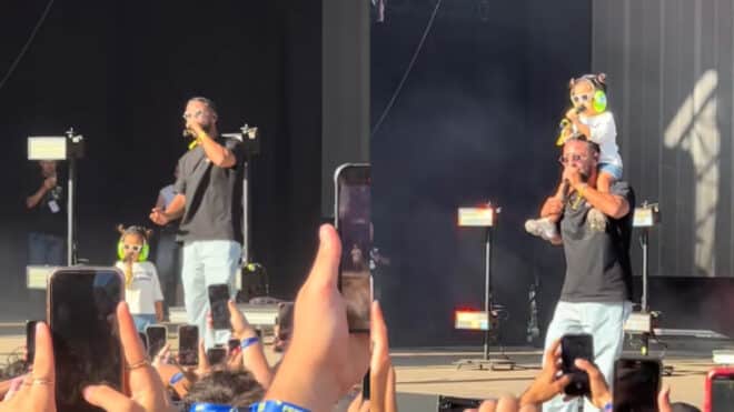 Quand la fille de Lacrim le rejoint pour chanter sur scène