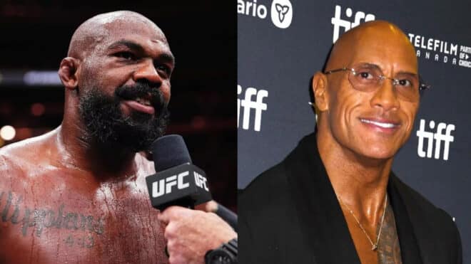 Dwayne Johnson VS Jon Jones ? The Rock donne son pronostic