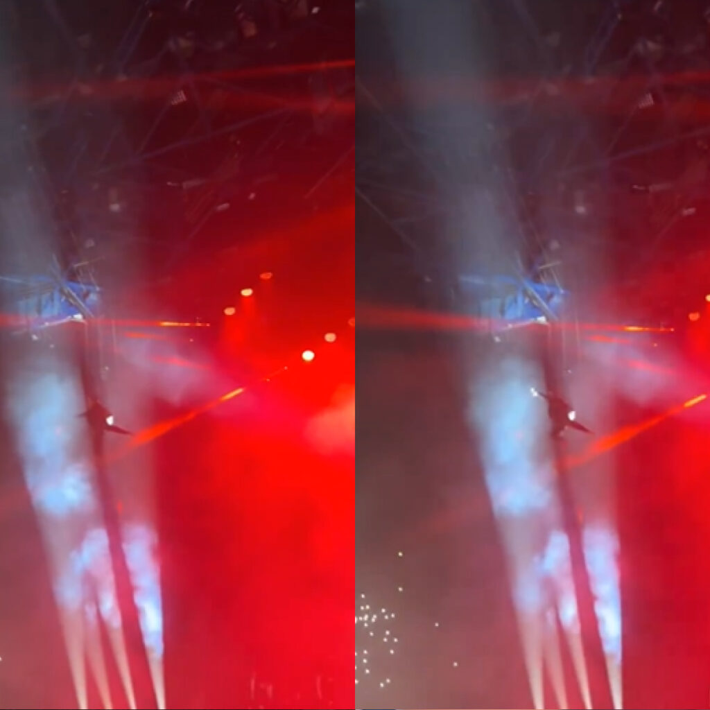 L'entrée phénoménale de Naza lors de son show à Bercy