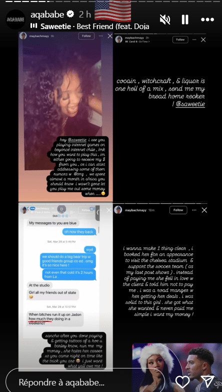 Saweetie accusée de se servir de Jadon Sancho pour l'argent