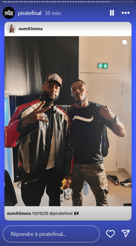 Après le no contest de Ciryl Gane et Tom Aspinall, Booba interpelle Oumar Sy : "anulatic"