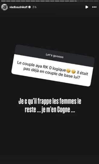 Vladimir Boudnikoff fonce encore le couple d'Aya Nakamura et RK : "elle l'assume déjà ap"