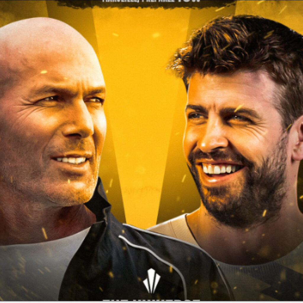 Zinédine Zidane et Gérard Piqué prennent possession de l'Orange Vélodrome pour un show unique