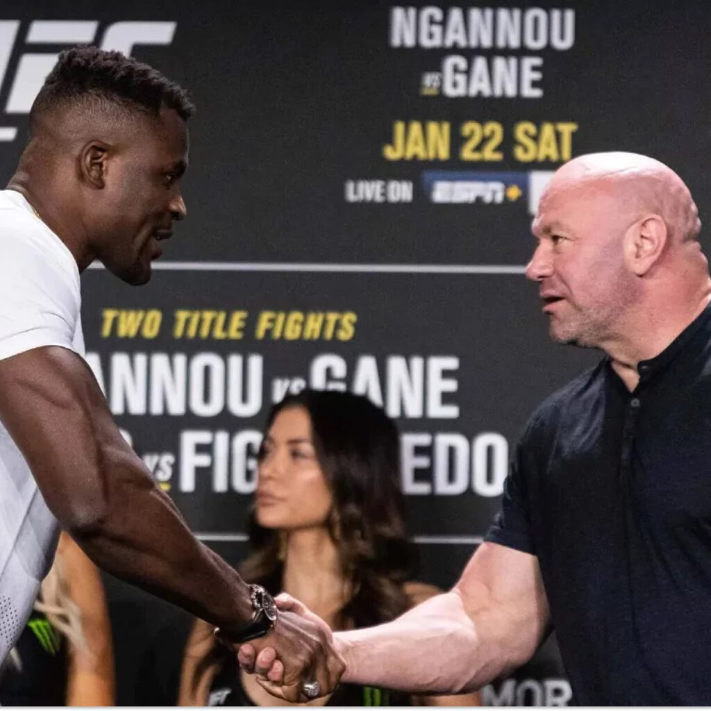 Dana White balance sur Francis Ngannou qui a voulu s'en prendre à lui physiquement
