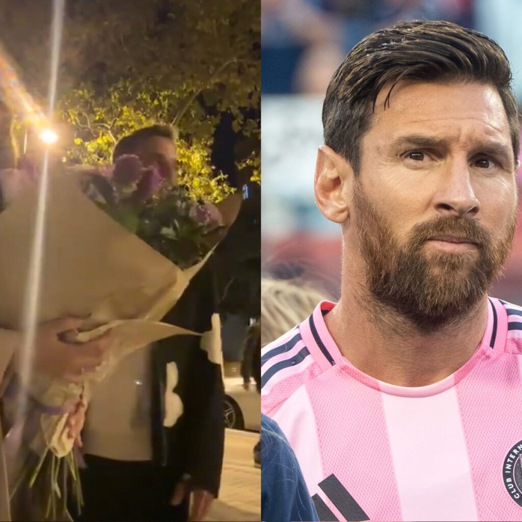 Quand un couple croise Lionel Messi après sa visite au Camp Nou