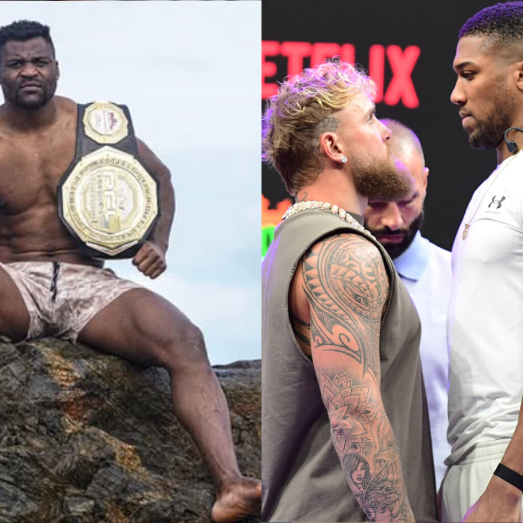 Francis Ngannou critiqué par Jake Paul et Anthony Joshua