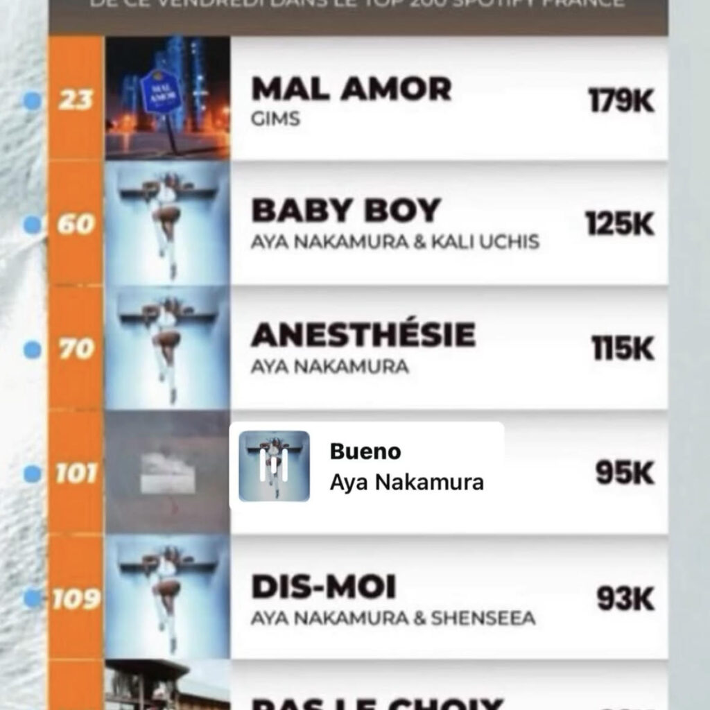 Booba se moque des chiffres de ventes d'Aya Nakamura avec son nouvel album