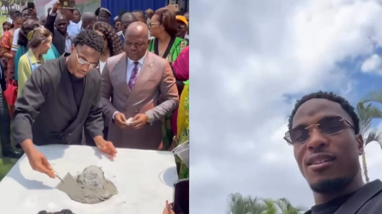 Niska a posé la première pierre de son orphelinat et dispensaire au Congo