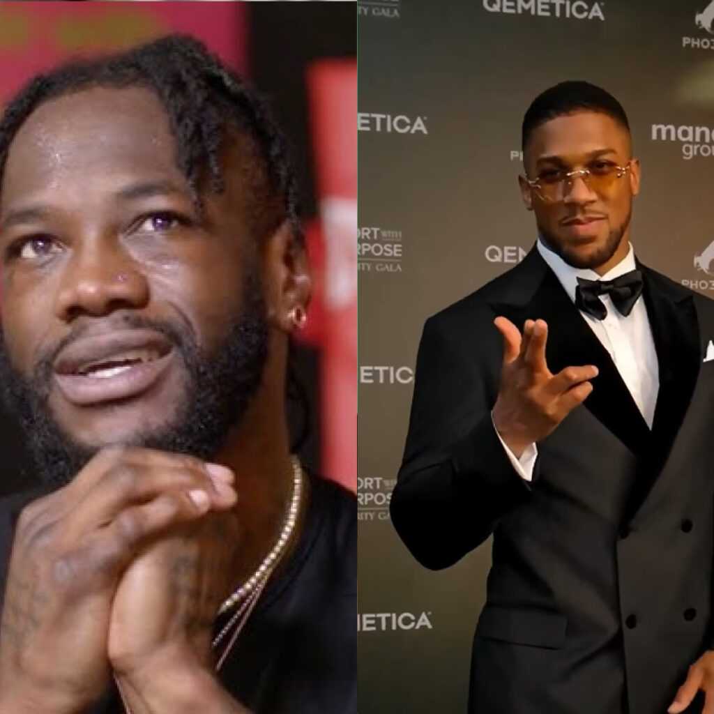 Deontay Wilder a peur pour Anthony Joshua avant son combat contre Jake Paul